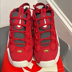 Men Red Nike Athletic Shoes